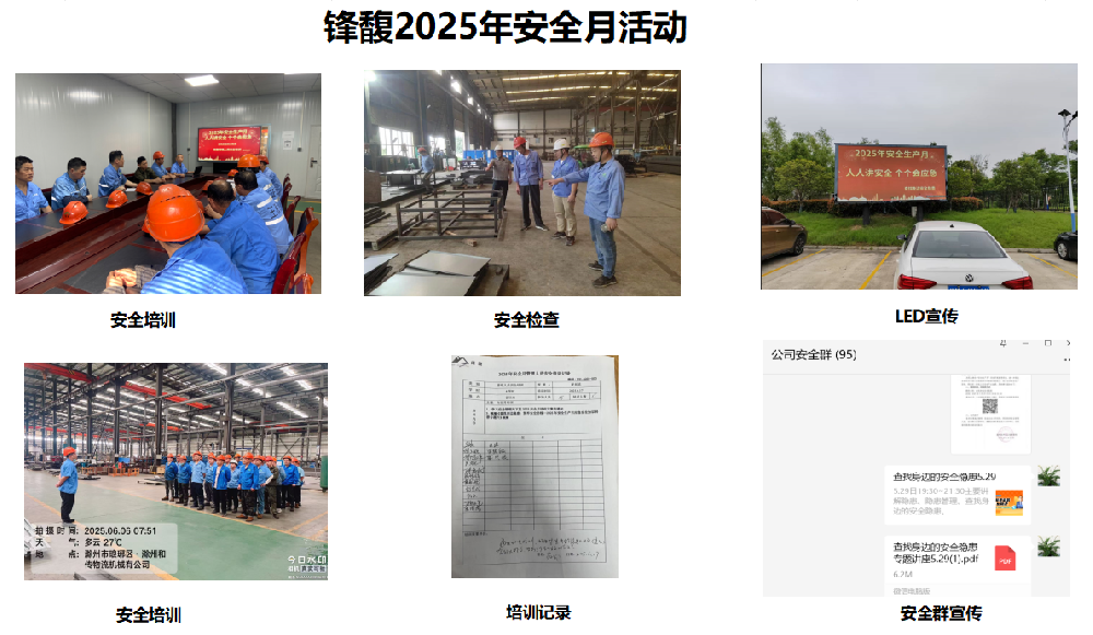 锋馥安全生产月回顾：以查促改，筑牢安全防线